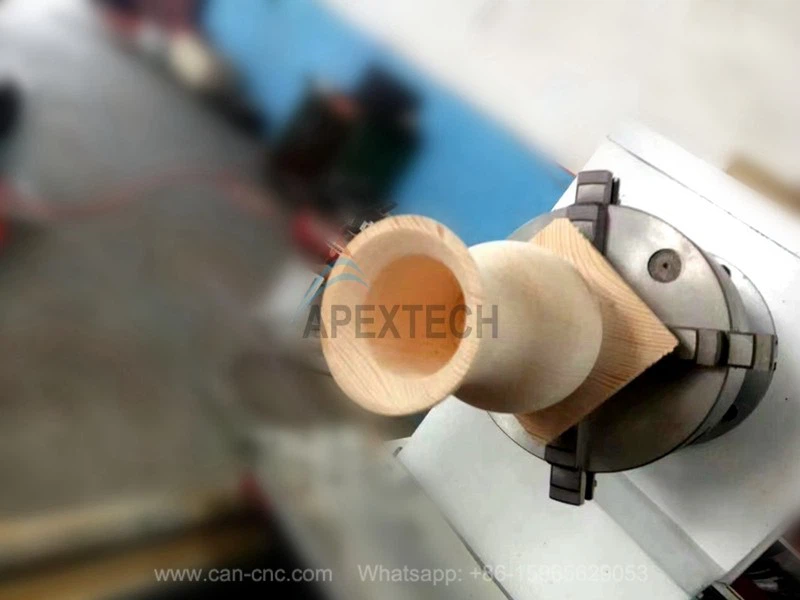 drilling cnc wood lathe on woodworking samples (2)